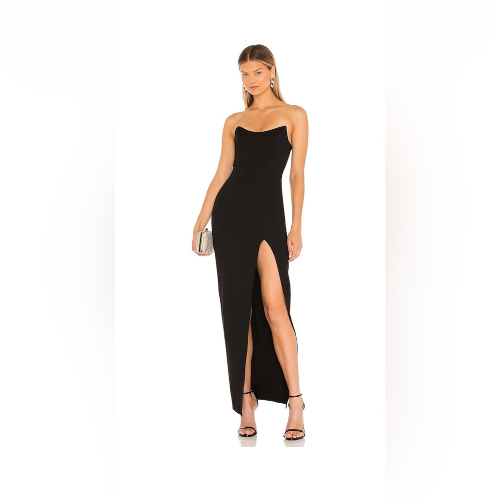 Revolve Ryleigh Superdown Maxi Dress - Black size Small